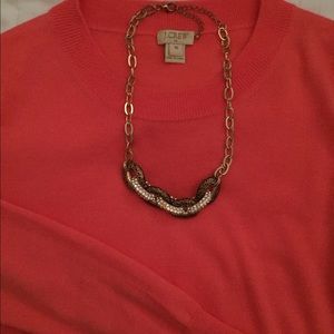 J Crew Coral Sweater